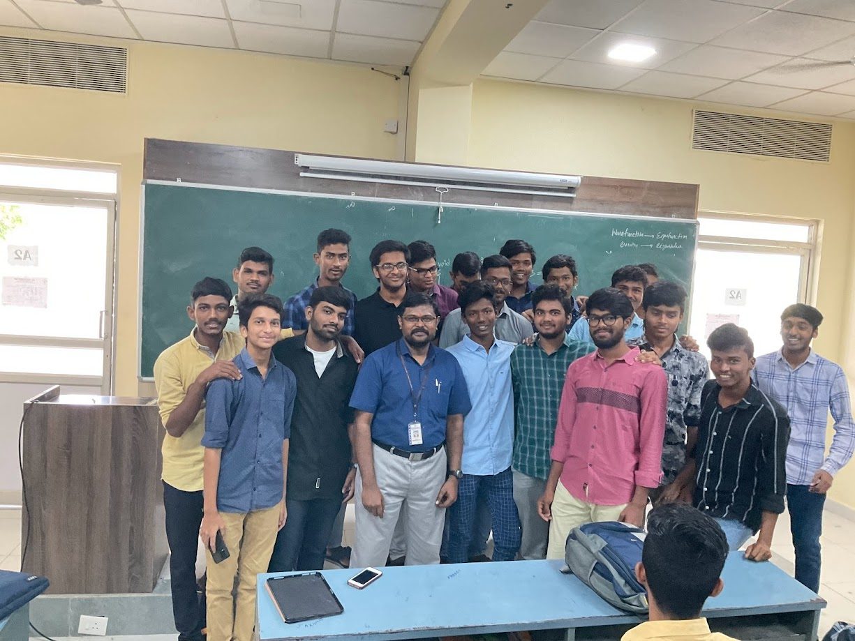 Friendly classroom group photo