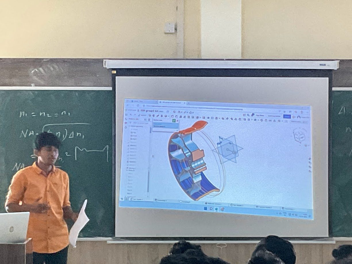 Students designing